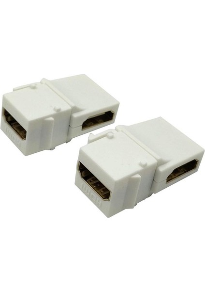 HDMI Dişi - Dişi Keystone 90 Derece - Sağ Açılı