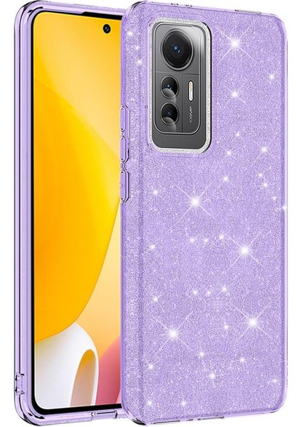 Xiaomi Mi 12 Lite Kılıf Simli Renkli Silikon