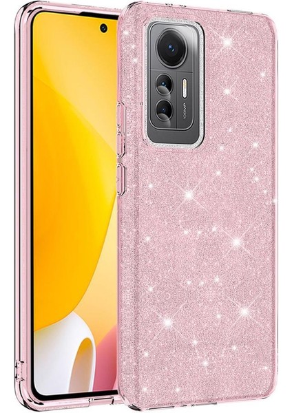 Xiaomi Mi 12 Lite Kılıf Simli Renkli Silikon
