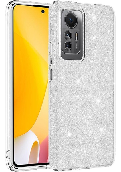 Xiaomi Mi 12 Lite Kılıf Simli Renkli Silikon