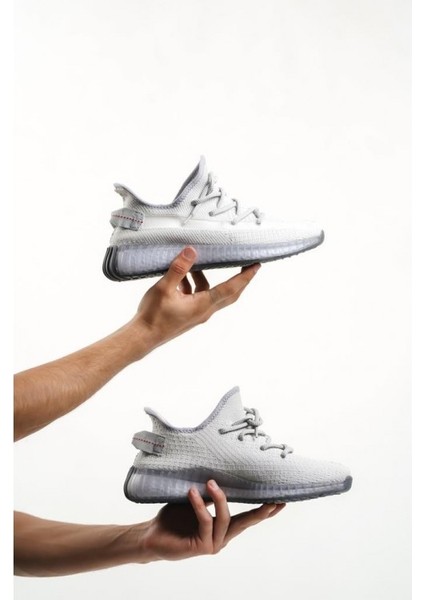 Xon1 591 Tarz Sneakers Ithal Gri Triko Rahat Taban Spor Ayakkabısı modelleri