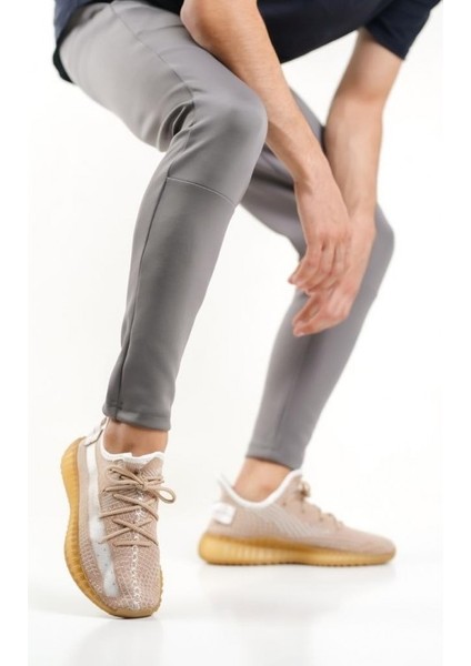 Xon1 591 Tarz Sneakers Ithal Krem Triko Rahat Taban Spor Ayakkabısı fiyatları