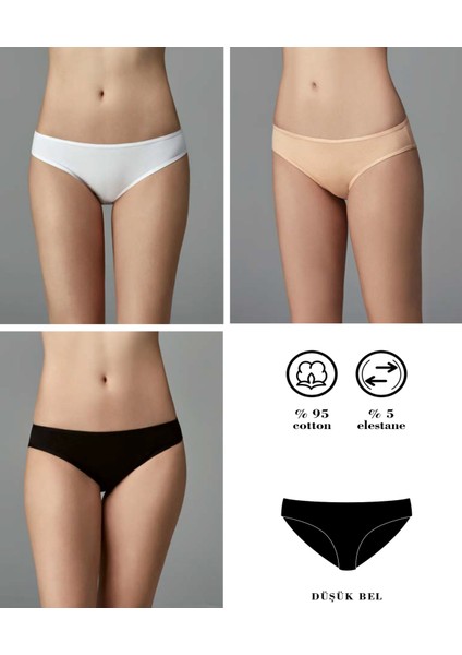 5103KC Bayan 5' Li Düşük Bel Slip