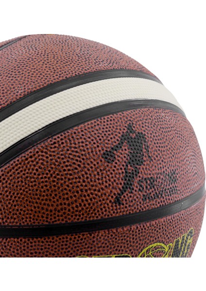 Basketbol Topu X-Super Iç Dış Mekan 6 Numara Kahverengi