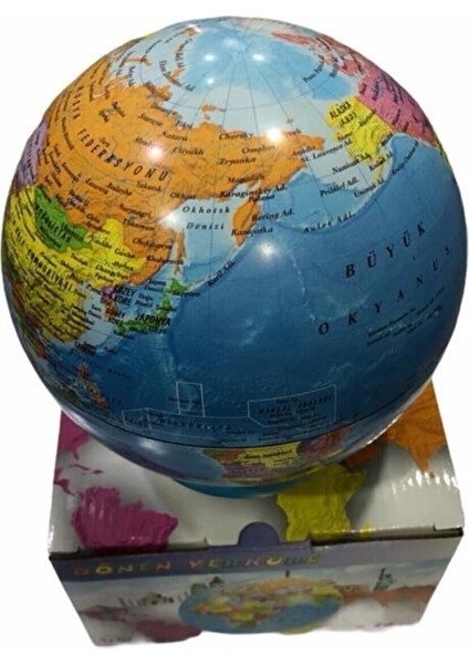 Siyasi Yerküre 16 cm Dönen