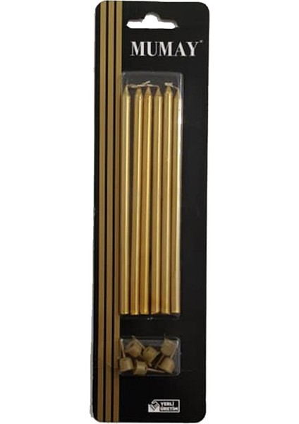 Gold Pasta Mumu 6 Adet 14 Cm.
