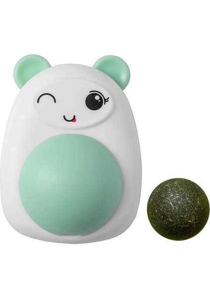 Kediler Için Hayvan Figürlü Kapaklı Doğal Catnip Topu