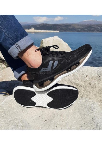 2357 Siyah Air Yumuşak Taban Erkek Spor Ayakkabı