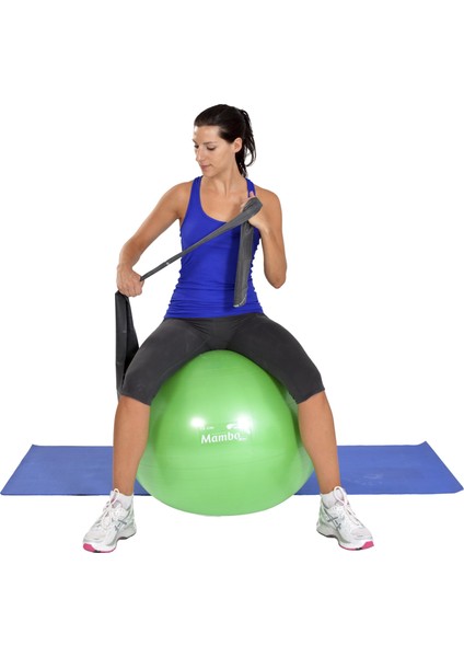 Yoga & Pilates Egzersiz Bandı Siyah Renk 1 Metre