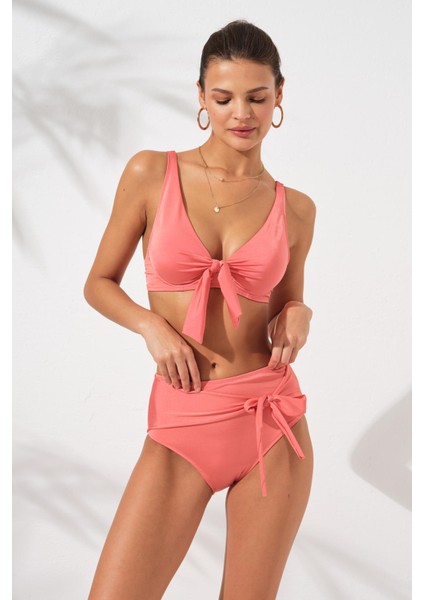 Kadın Lolita Balenli Toparlayıcı Nektarin Bikini 2C3T1N2O32