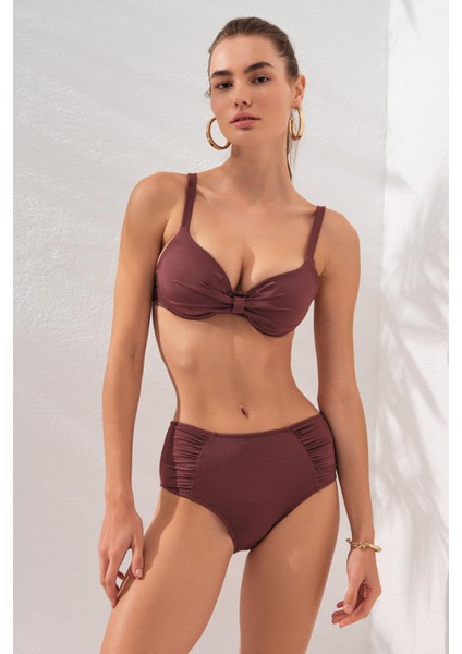 Pierre Cardin Kadın Ginger Kaplı Toffee Bikini 2C3T1N2O35