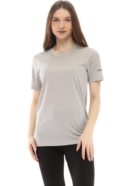 Kadın Nem Emici Hızlı Kuruma Atletik Teknik Performans Spor T-Shirt