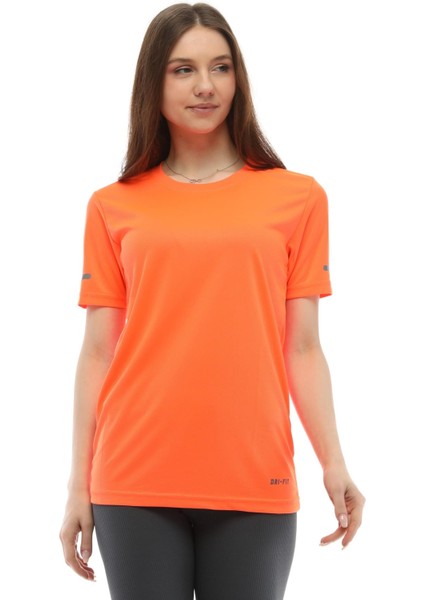 Ghassy Co. Kadın Nem Emici Hızlı Kuruma Atletik Teknik Performans Spor T-Shirt