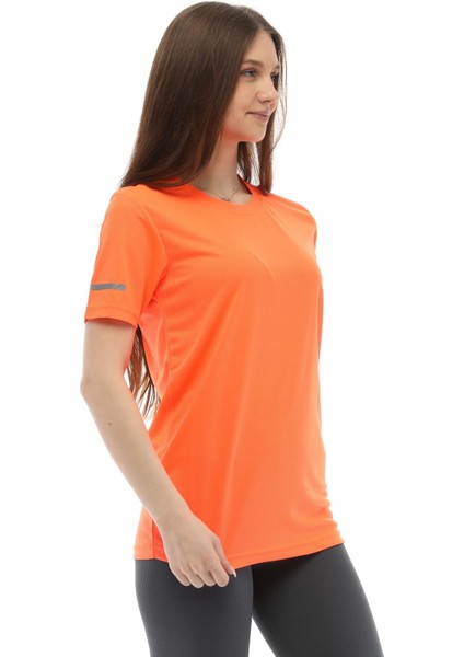 Ghassy Co. Kadın Nem Emici Hızlı Kuruma Atletik Teknik Performans Spor T-Shirt