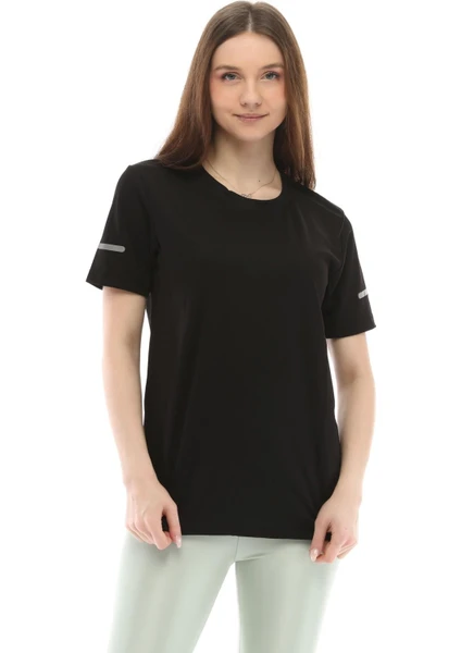 Ghassy Co. Kadın Nem Emici Hızlı Kuruma Atletik Teknik Performans Spor T-Shirt