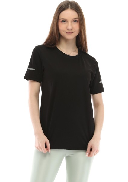 Kadın Nem Emici Hızlı Kuruma Atletik Teknik Performans Spor T-Shirt