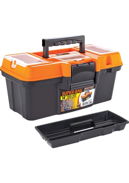 14 Tool Box Power Serıes ASR-2059 345X175X150H mm Turuncu