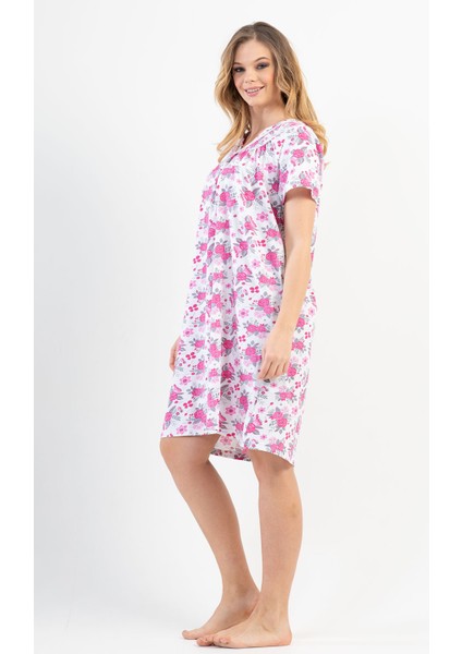 Pamuklu Kısa Kol Kısa Gecelik modelleri