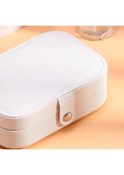 Mini Çift Katmanlı Mücevher Saklama Kutusuee Mini Taşınabilir Mücevher Saklama Kutusu (Yurt Dışından)