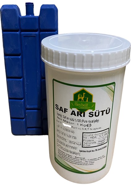 Saf Taze Arı Sütü 1 kg 1000 gr 1.4 Hda