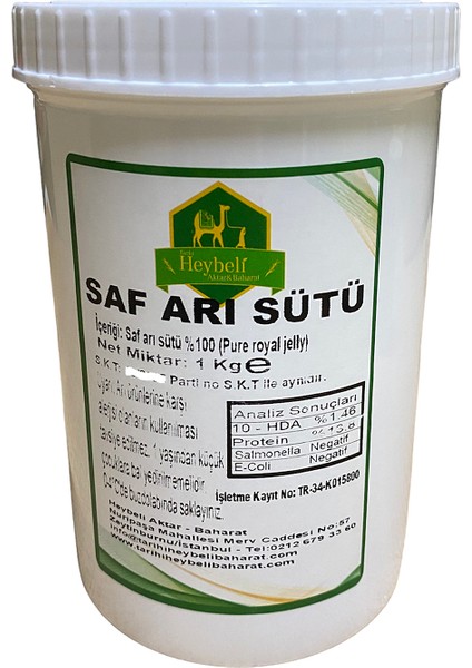 Saf Taze Arı Sütü 1 kg 1000 gr 1.4 Hda fiyatları
