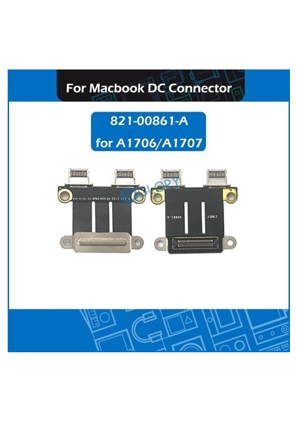 MACBOOK Pro A1706 Dc Jack USB C Type C 821-00861-A