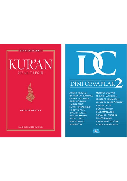 Kur’an Meal Tefsir Dini Cevaplar 2 (2 Kitap Set) - Mehmet Okuyan
