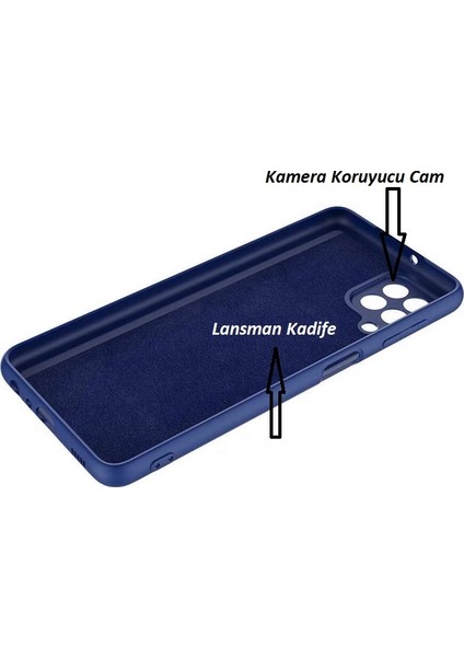 Samsung M32 Kamera Korumalı Lens Korumalı Lansman Kılıf
