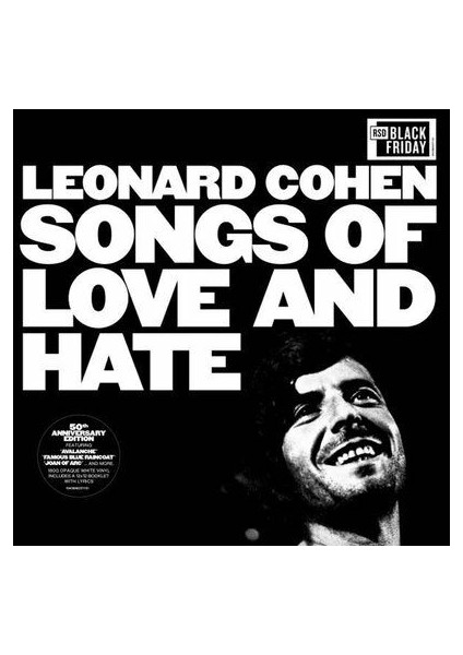 Leonard Cohen - Songs Of Love And Hate (Yeni Baskı Plak)