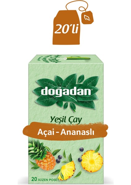 Yeşil Çay Açai Ananaslı 20’li