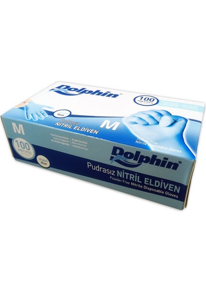 Nitril Pudrasız Mavi Eldiven 100'lü Paket fırsatları