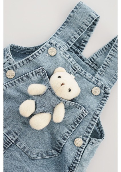 Bebek Kot Unisex Salopet Oyuncak Ayıcıklı