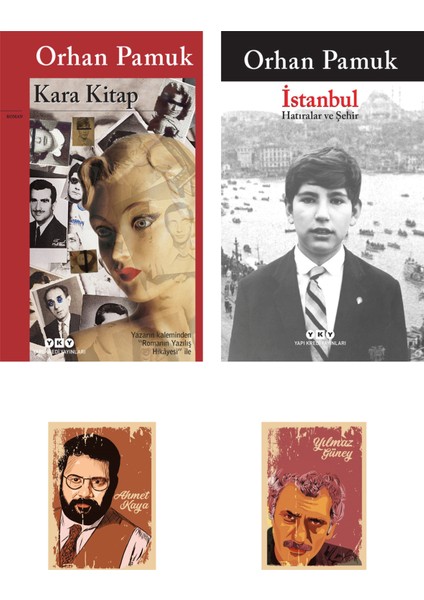 Orhan Pamuk Romanları - İstanbul Romanı 9789750807169 - Kara Kitap 9789750826139 - DEFTERLI SETI - Orhan Pamuk