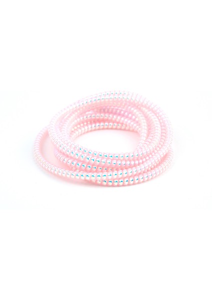 Şarj Aleti Kablosu Kablo Kordon Koruyucu Spiral Sarma Kılıf Koruma Laser Rose 160CM