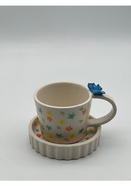 Kelebek Desenli Mug
