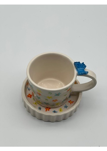 Kelebek Desenli Mug