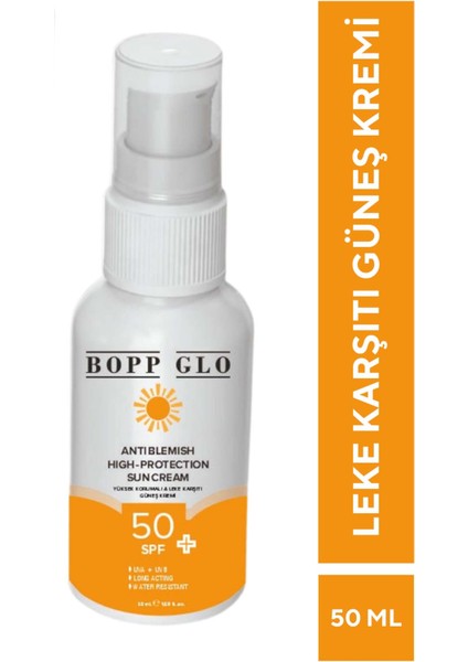 Spf 50+ Yüz Güneş Kremi - Tüm Cilt Tipleri İçin Yüksek Koruma 50 ml