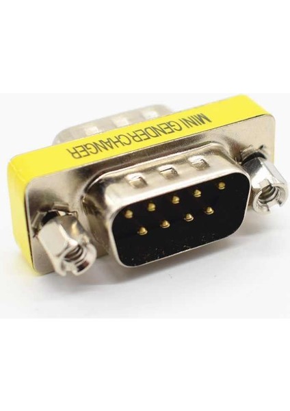 9 Pin Erkek Erkek Çevirici RS232 Erkek Erkek Changer Com Erkek Erkek Çevirici