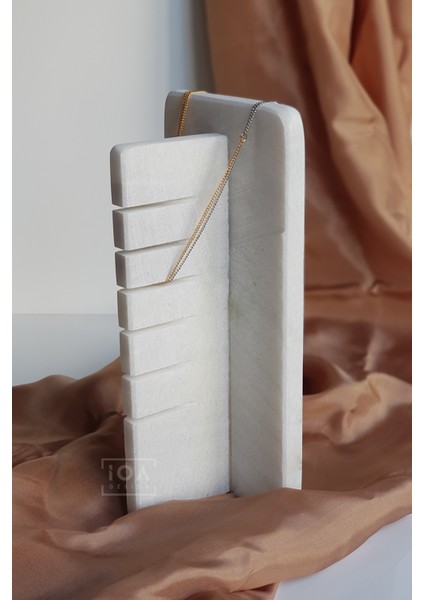 Inci - Gerçek Mermer Takı Standı / Takılık / Kolyelik - Orta Boy fiyatları