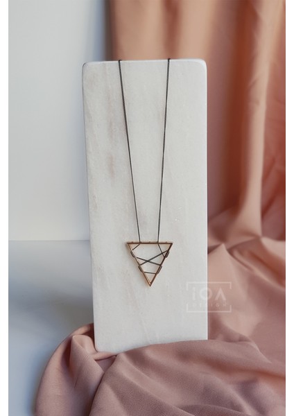 Inci - Gerçek Mermer Takı Standı / Takılık / Kolyelik - Büyük Boy