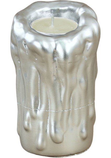 Mumluk Şamdan Tealight Mum Uyumlu Büyük Erimiş Mum Model
