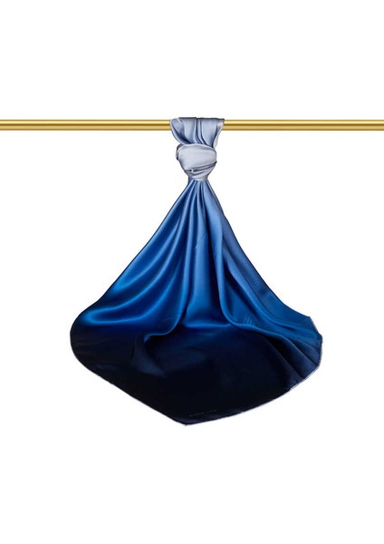 Lacivert Bebe Mavi Degrade Twill Ipek Eşarp fiyatları