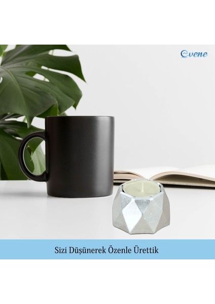 Mumluk Şamdan Tealight Mum Uyumlu Poly Küçük 1 Model