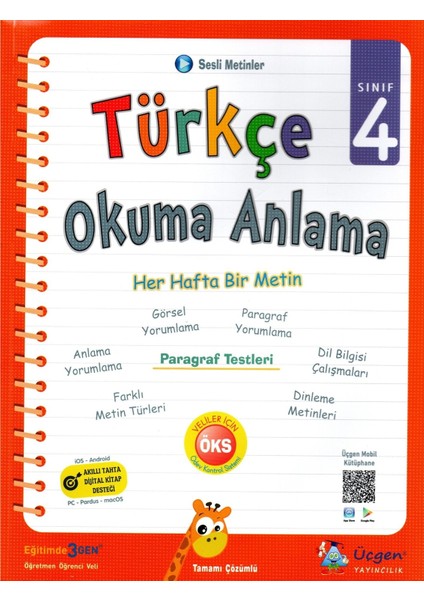 Üçgen Yayıncılık 4. Sınıf Süper Üçlü - Kazandıran Kitaplar modelleri