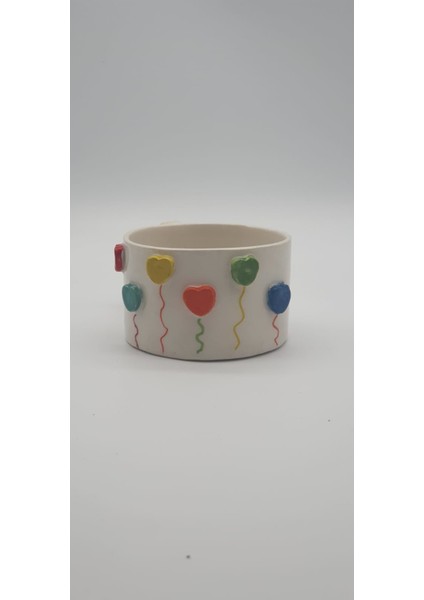 Kalp Balonlu Mug