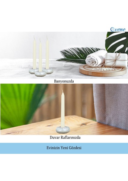 Mumluk Şamdan Ince Mum Uyumlu Donut Model fırsatları