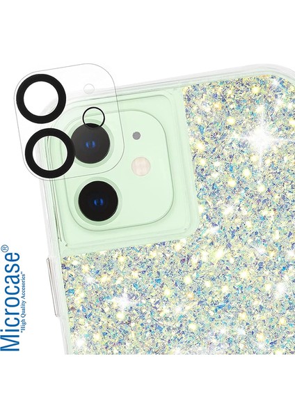 iPhone 11 3D Kamera Camı Lens Koruyucu Glass Şeffaf Night Delux Version