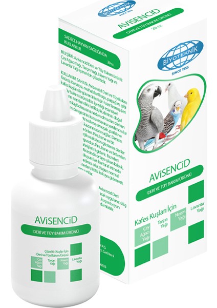 Avisencid Deri ve Tüy Bakım Ürünü 20ML