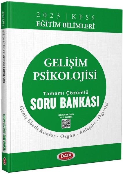 2023 KPSS Eğitim Bilimleri Gelişim Psikolojisi Soru Bankası