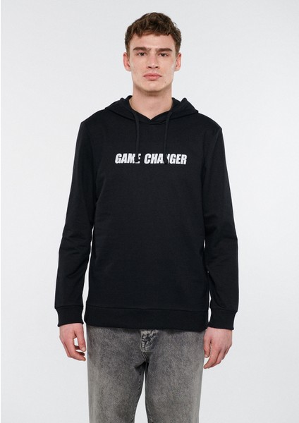 Game Changer Baskılı Siyah Sweatshirt 8810868-900 8810868-900